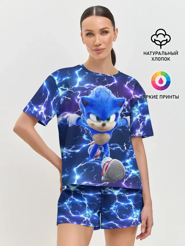 Женская пижама с шортами