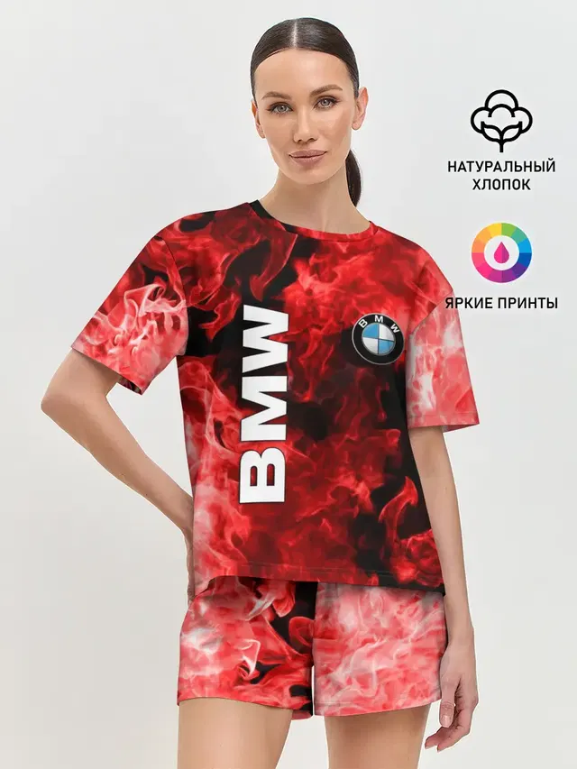 Женская пижама с шортами