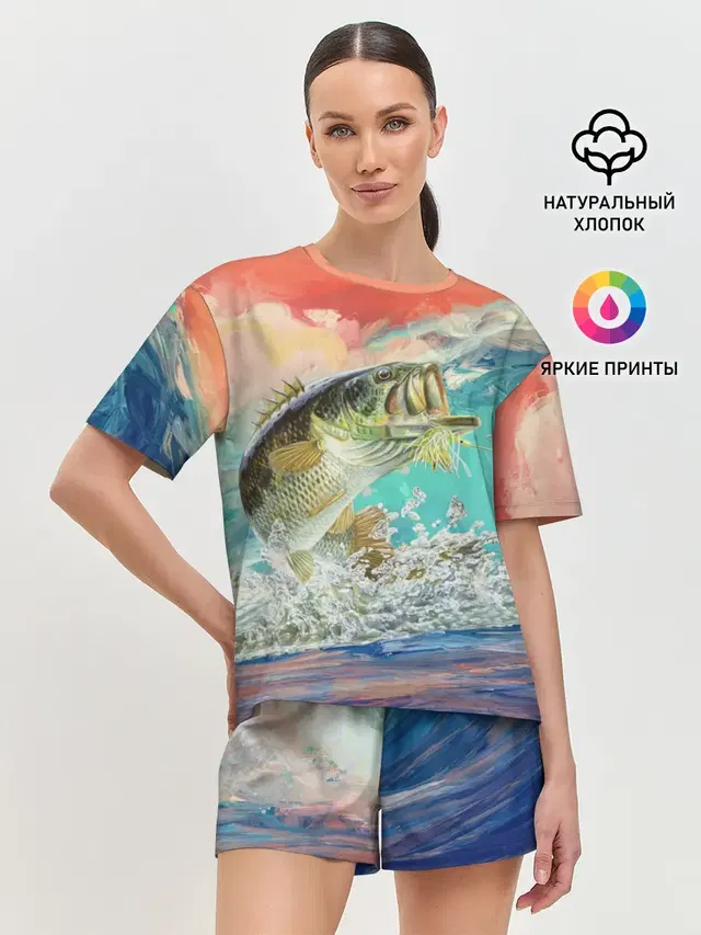 Женская пижама с шортами