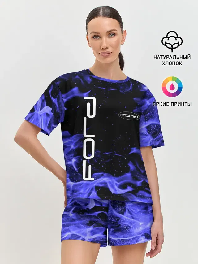 Женская пижама с шортами