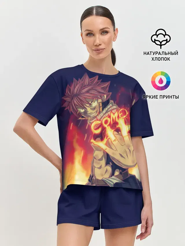 Женская пижама с шортами