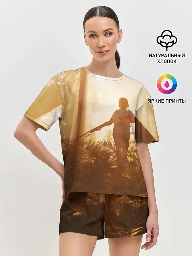 Женская пижама с шортами