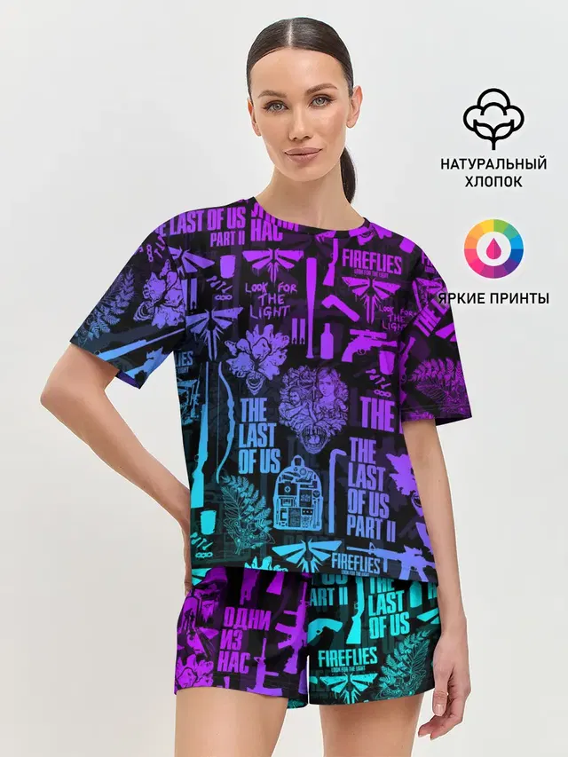 Женская пижама с шортами