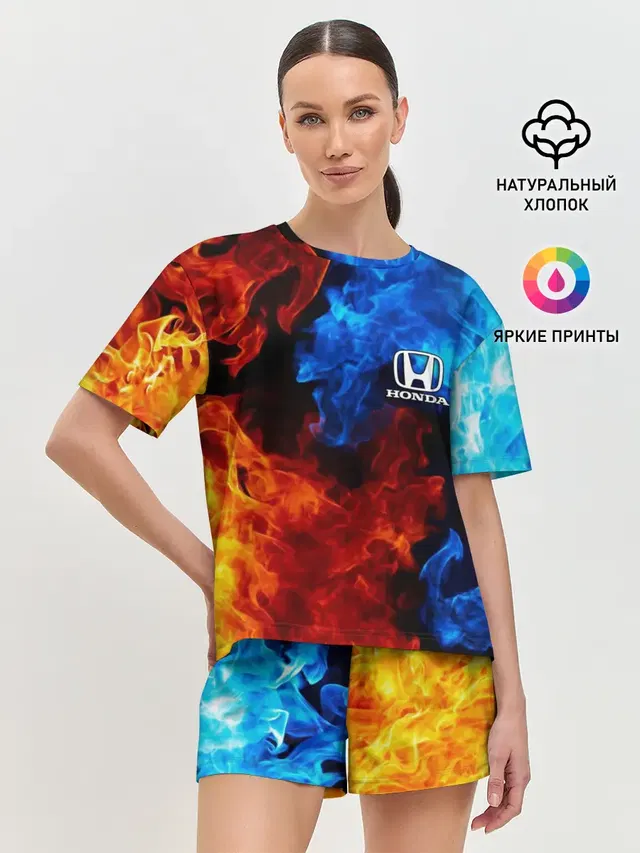 Женская пижама с шортами
