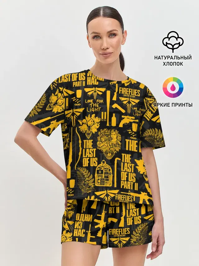 Женская пижама с шортами