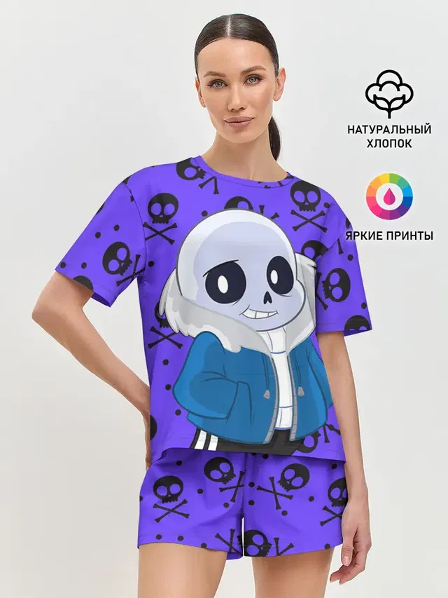 Женская пижама с шортами