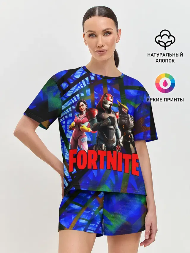 Женская пижама с шортами