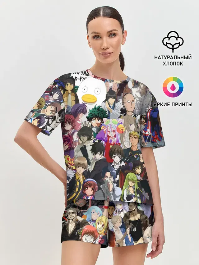 Женская пижама с шортами