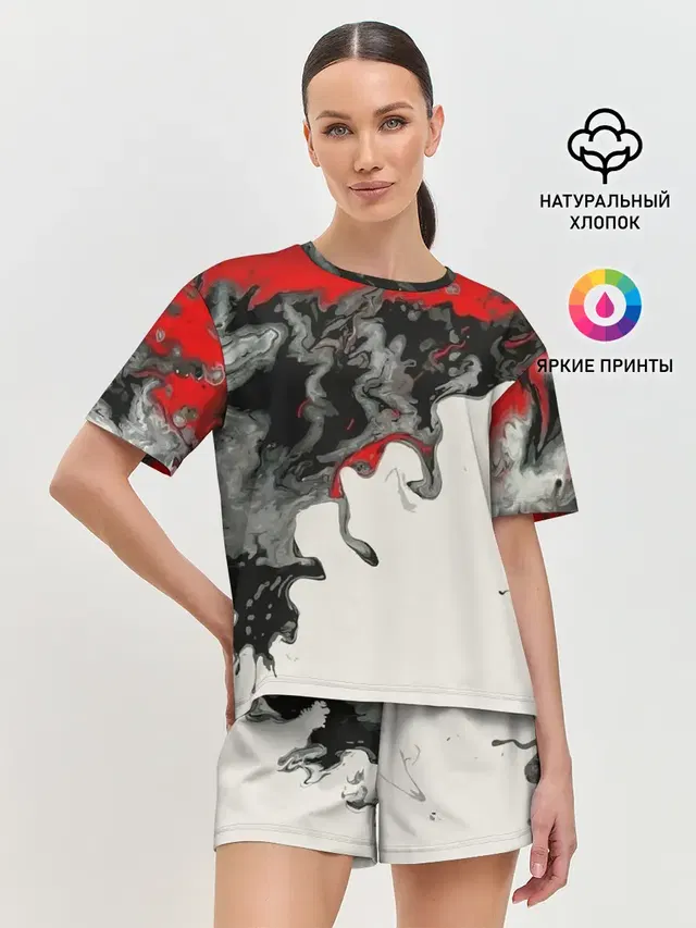 Женская пижама с шортами