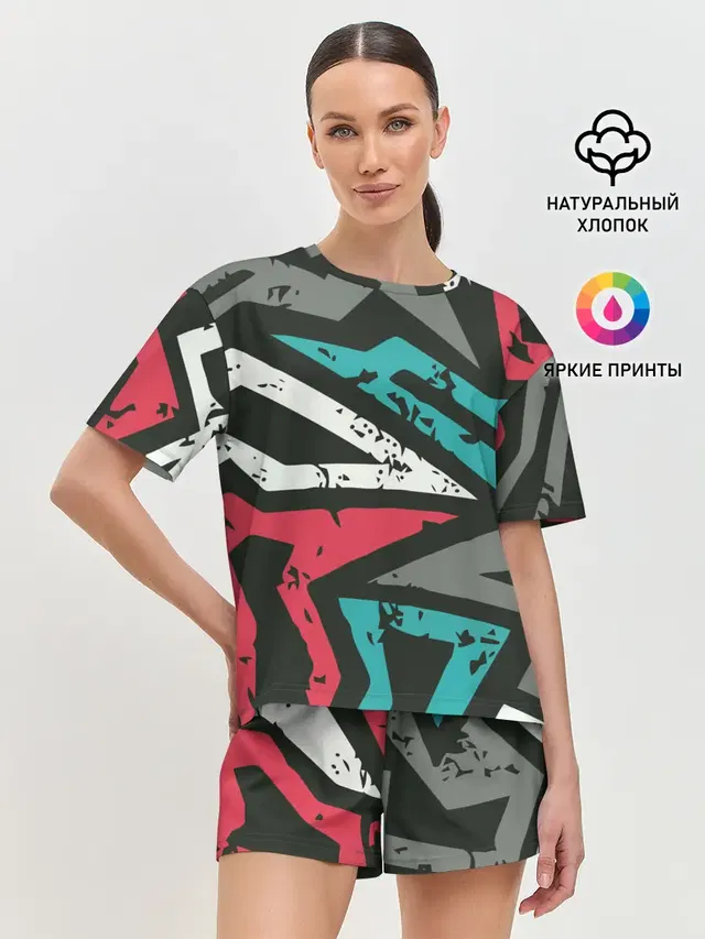 Женская пижама с шортами