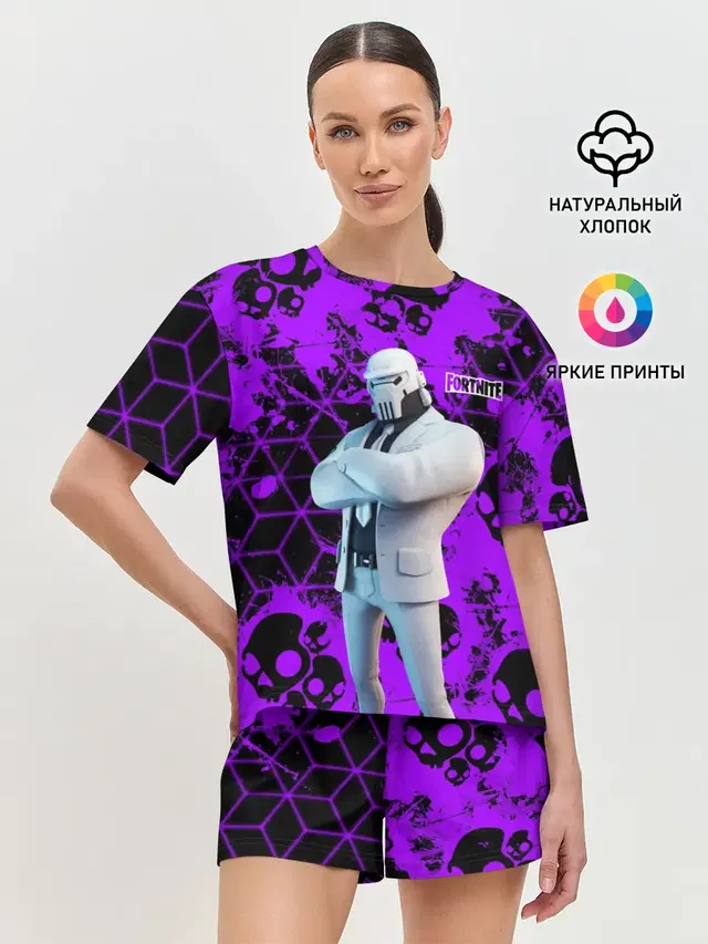Женская пижама с шортами