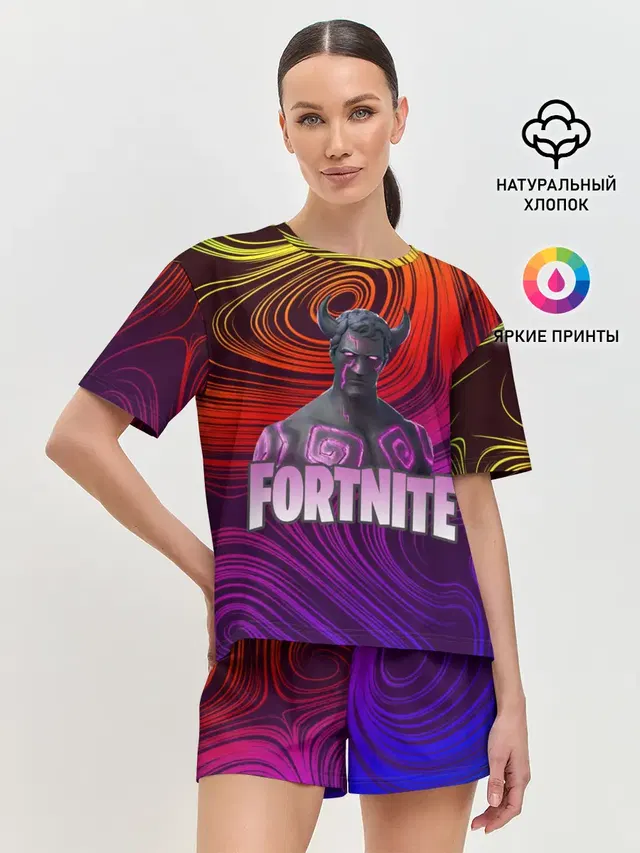 Женская пижама с шортами