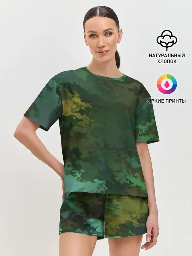 Женская пижама с шортами