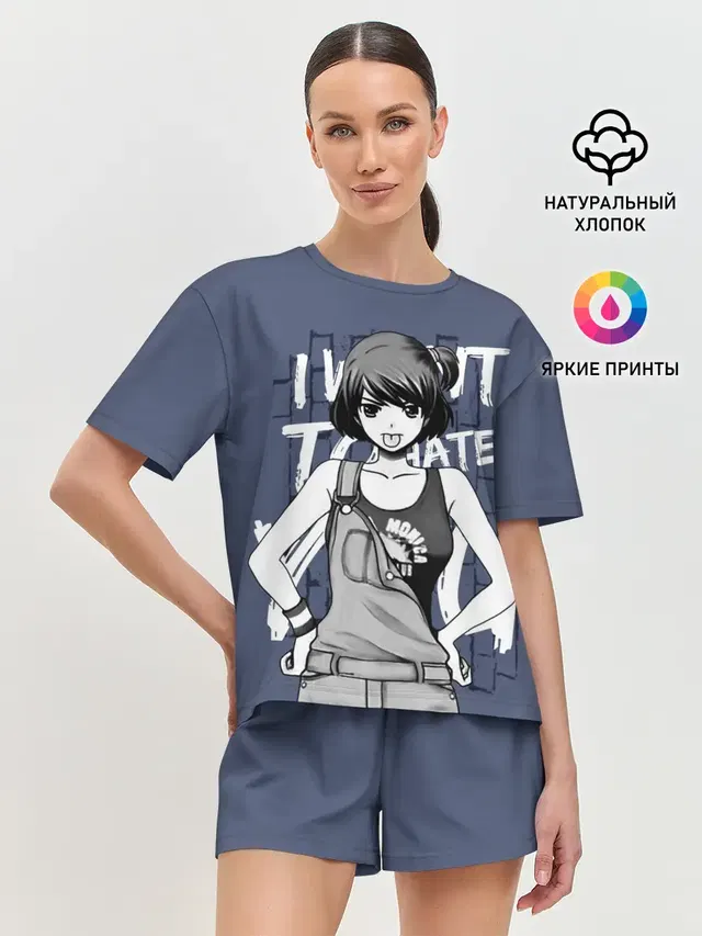 Женская пижама с шортами