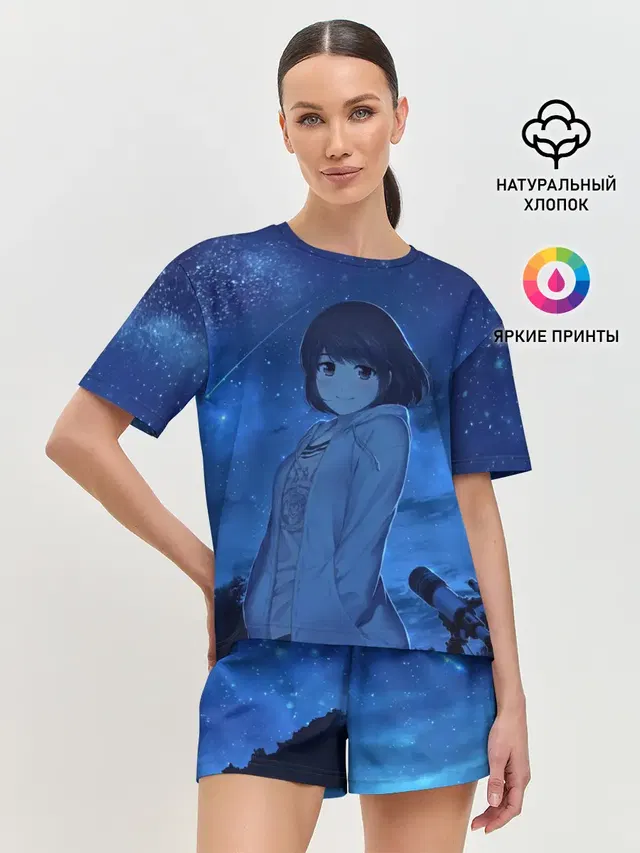 Женская пижама с шортами