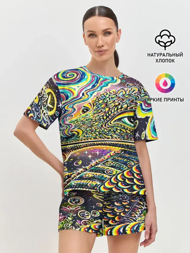 Женская пижама с шортами