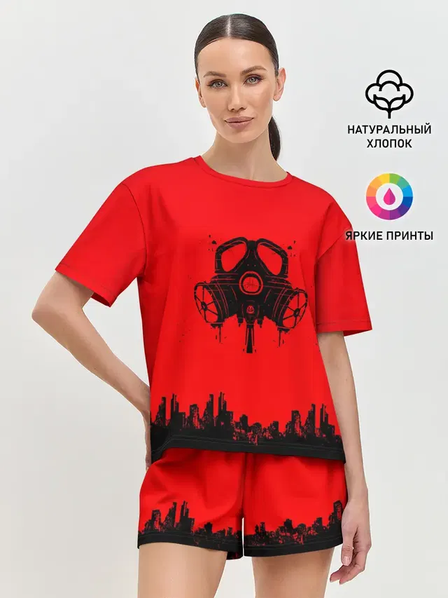 Женская пижама с шортами