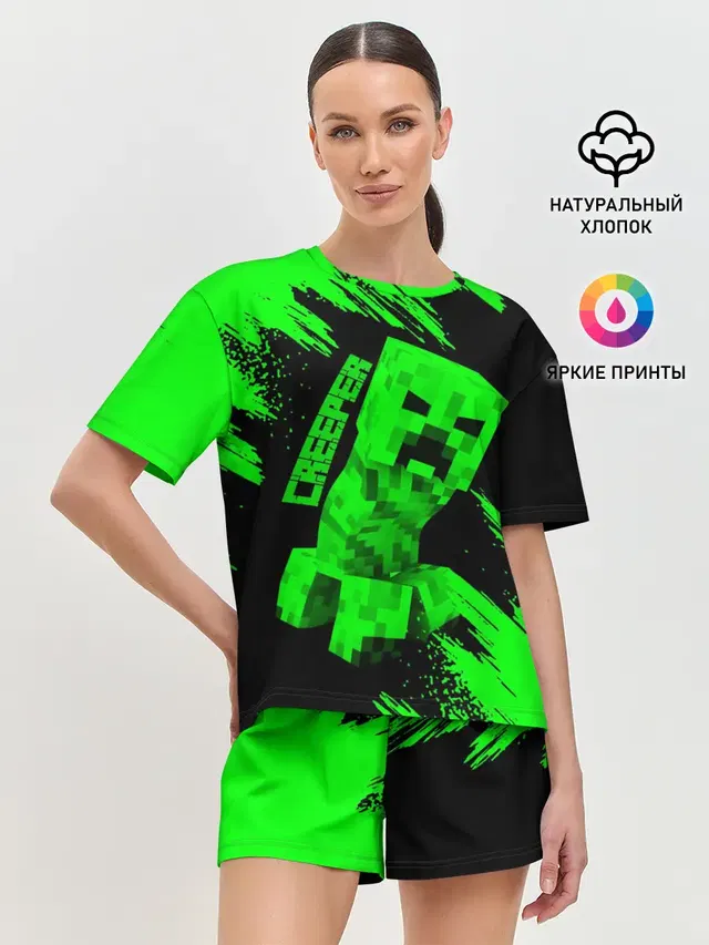 Женская пижама с шортами