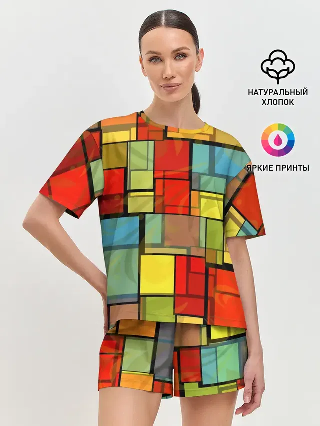 Женская пижама с шортами