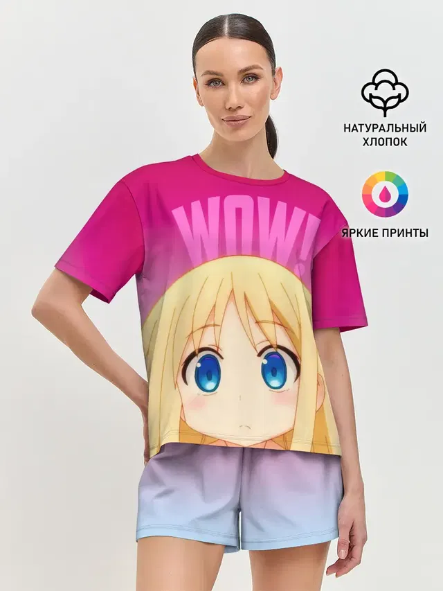 Женская пижама с шортами