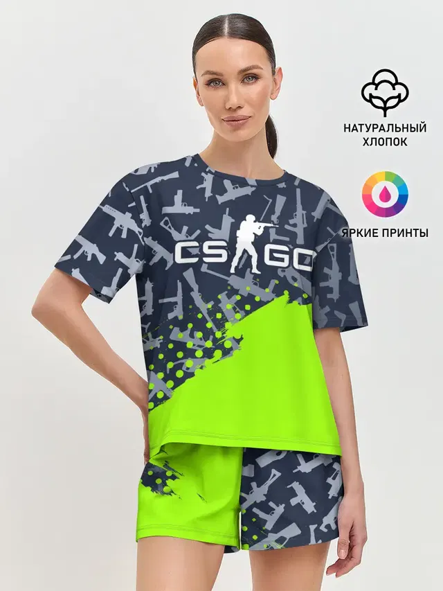 Женская пижама с шортами