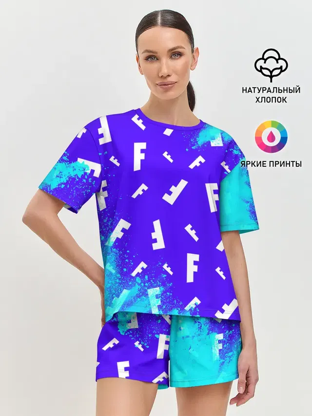 Женская пижама с шортами