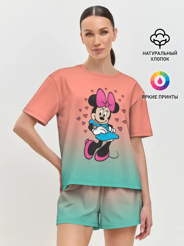 Женская пижама с шортами