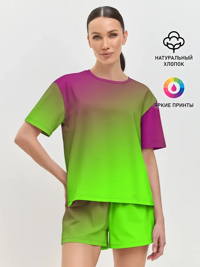 Женская пижама с шортами