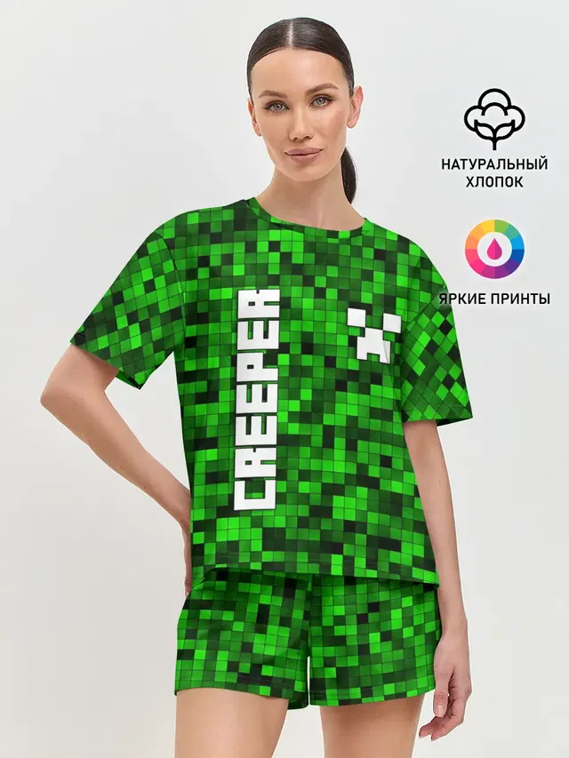 Женская пижама с шортами