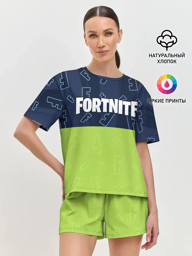 Женская пижама с шортами