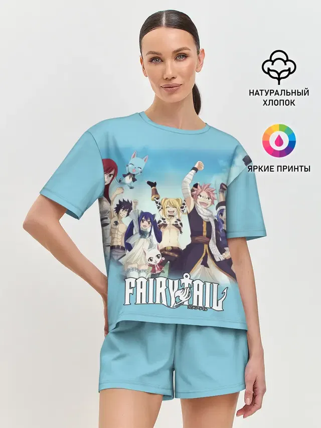 Женская пижама с шортами