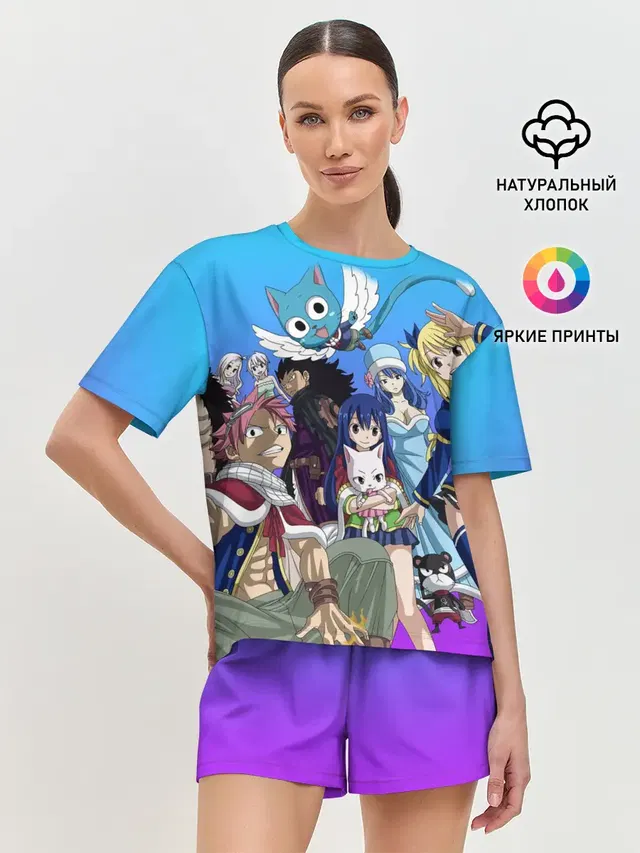 Женская пижама с шортами
