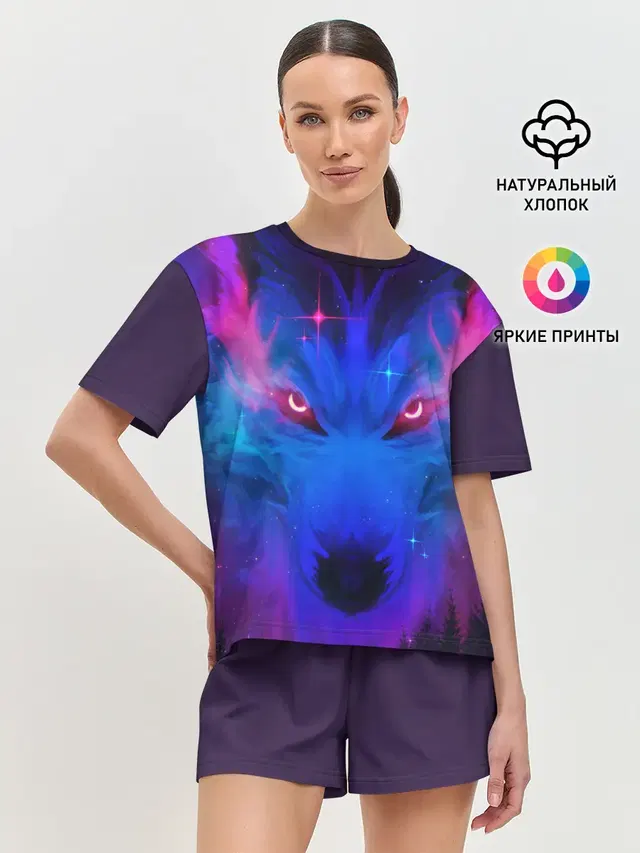 Женская пижама с шортами