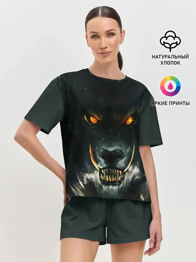 Женская пижама с шортами