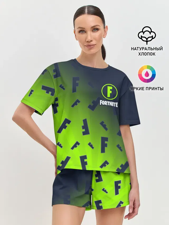 Женская пижама с шортами