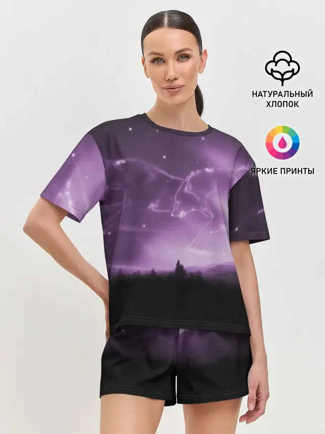 Женская пижама с шортами