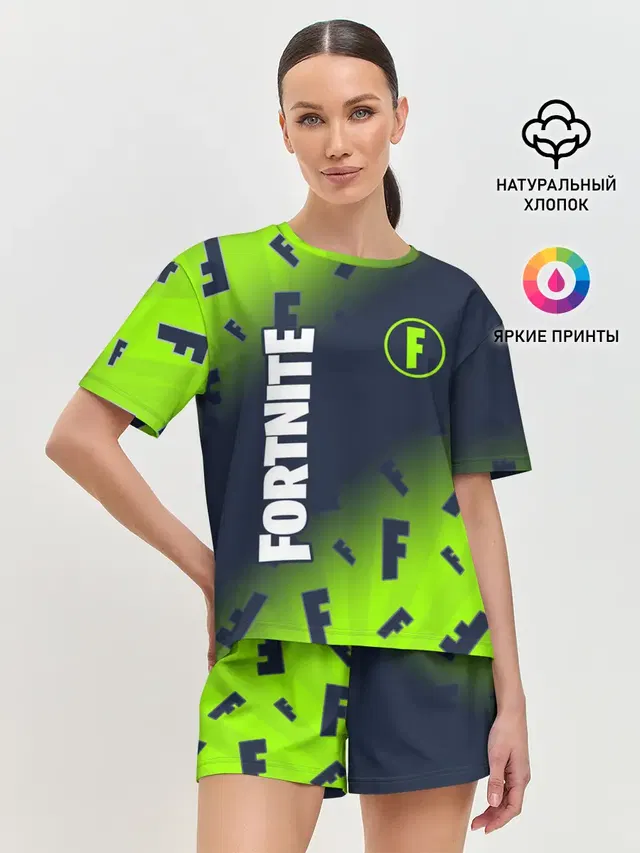Женская пижама с шортами