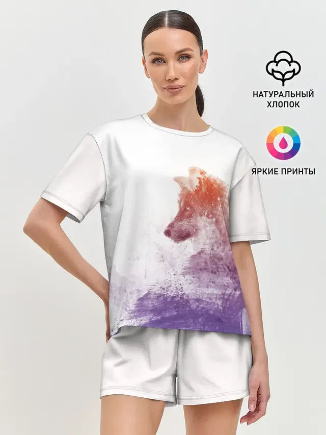 Женская пижама с шортами