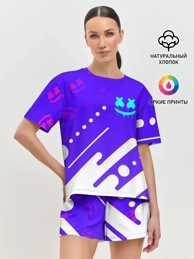 Женская пижама с шортами