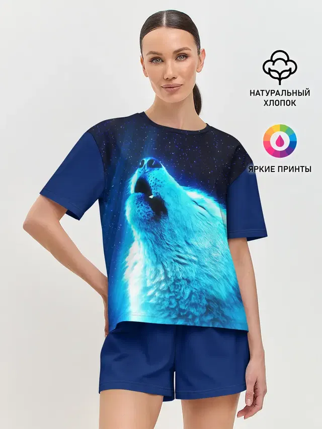 Женская пижама с шортами