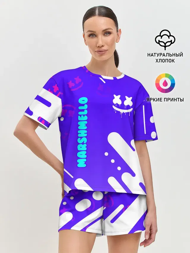 Женская пижама с шортами