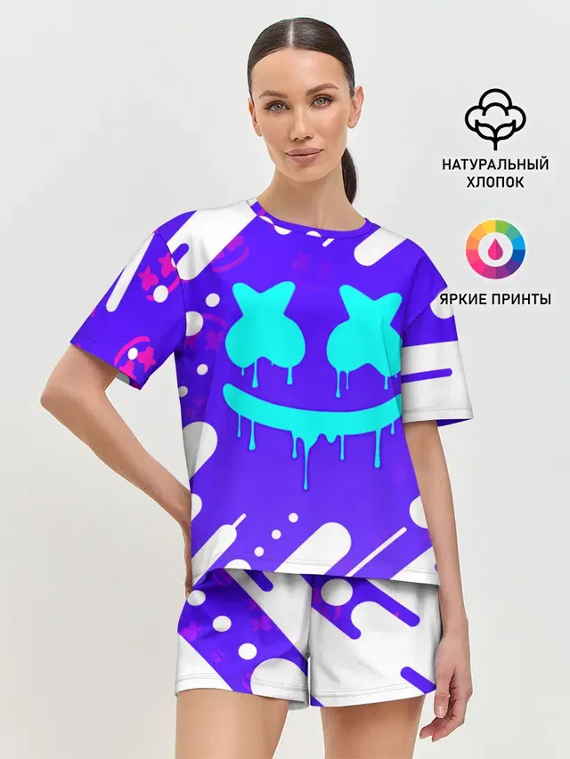Женская пижама с шортами