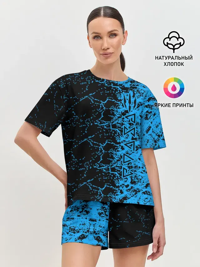 Женская пижама с шортами