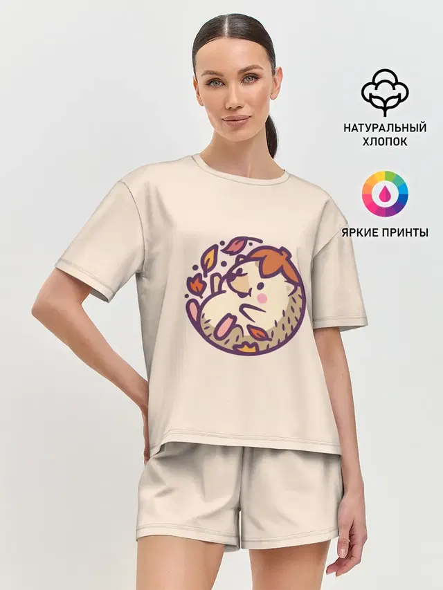 Женская пижама с шортами