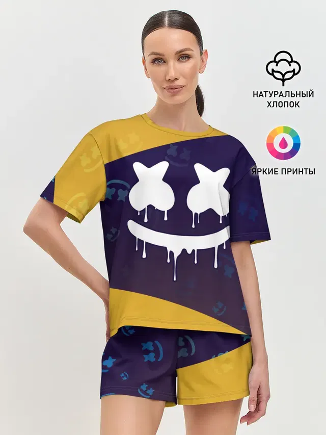 Женская пижама с шортами