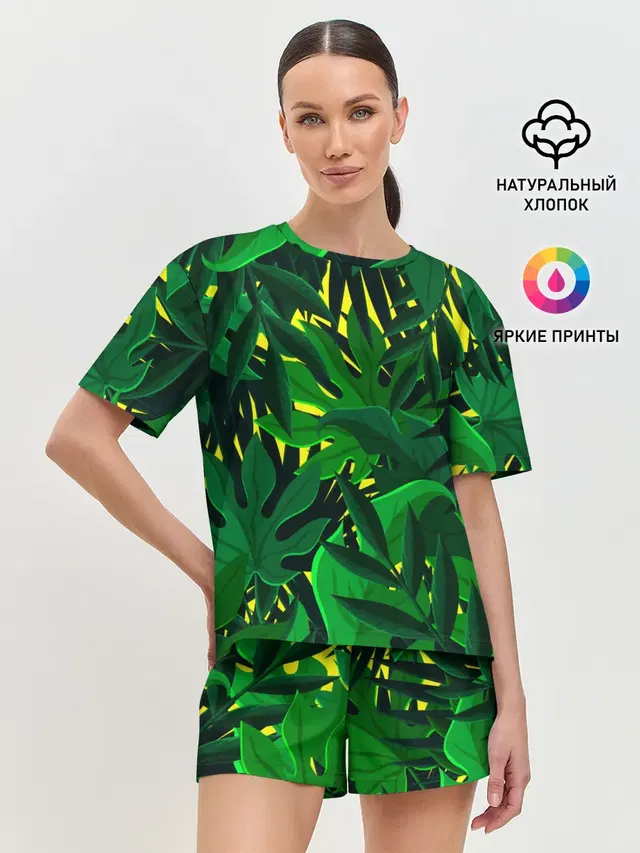 Женская пижама с шортами