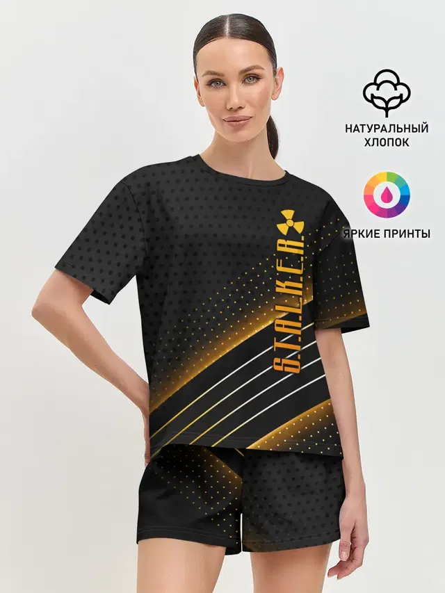 Женская пижама с шортами