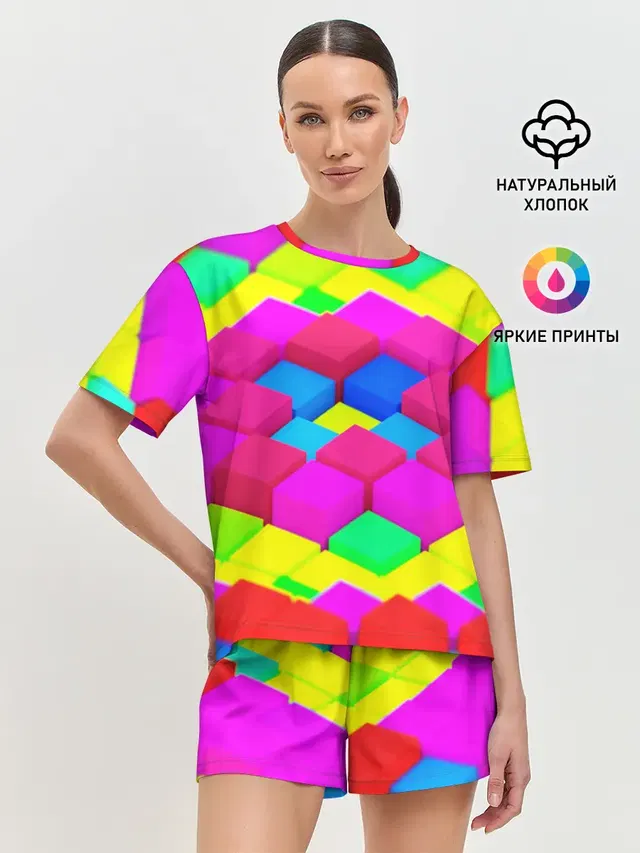 Женская пижама с шортами