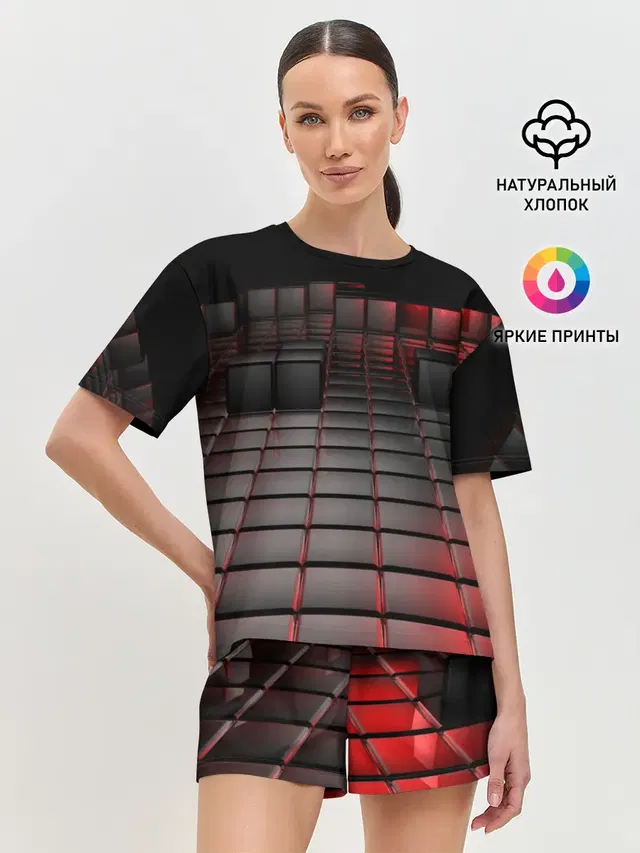 Женская пижама с шортами