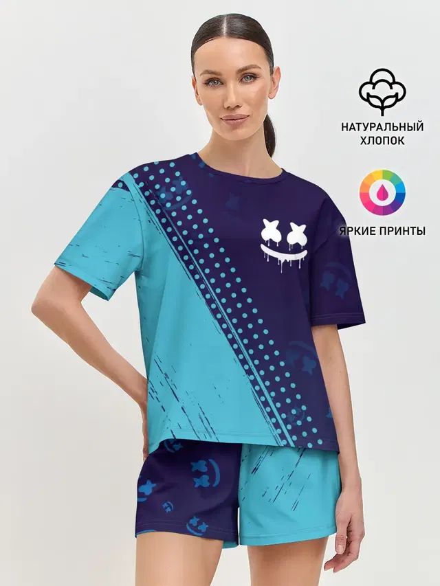 Женская пижама с шортами